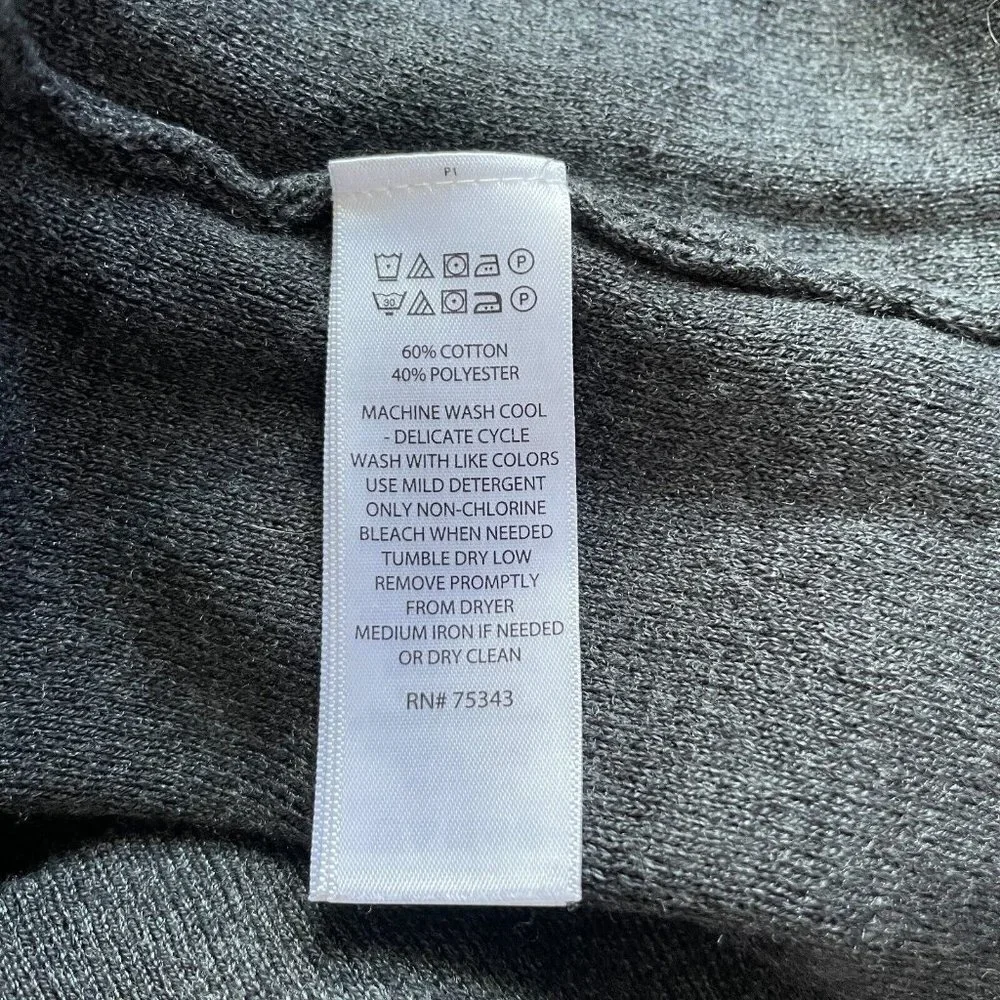 Cynthia Rowley Active Sweater Tunic‎ Women Sz M Gray Mock Neck Athleisure Dress
